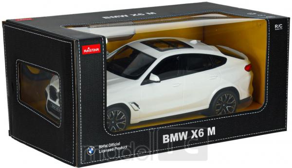 RC hračka na ovládanie Rastar BMW X6 M 99200 1:14 biele