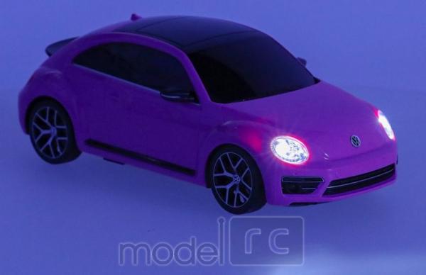 RC hračka na ovládanie Rastar Volkswagen The Beetle 78000 1:14 ružový