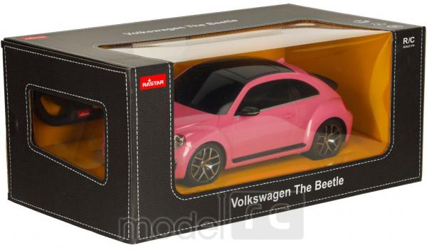 RC hračka na ovládanie Rastar Volkswagen The Beetle 78000 1:14 ružový
