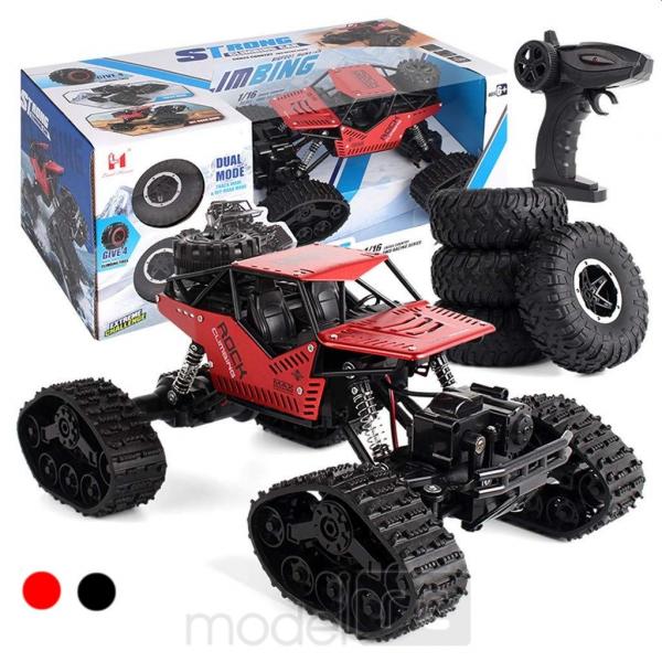 RC Ratrak na ovládanie Strong Climbing Car 4x4 LHC012 Dual mode + kolesa