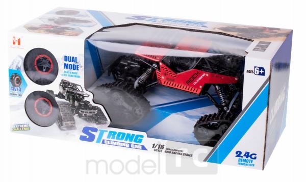 RC Ratrak na ovládanie Strong Climbing Car 4x4 LHC012 Dual mode + kolesa