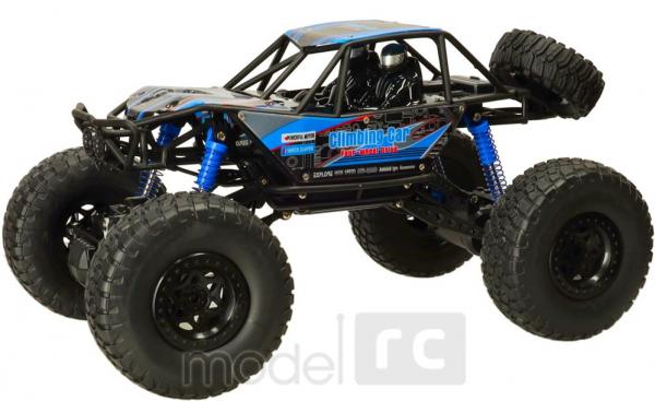 RC Crawler na diaľkové ovládanie Climbing Car 1:10 4WD 48cm modré