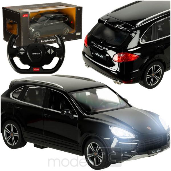 RC auto na ovládanie Rastar 42900 Porsche Cayenne Turbo 1:14 RTR - čierna