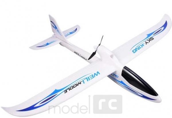 RC lietadlo WL toys F959S Sky King 3CH 2.4GHz RTF - modré