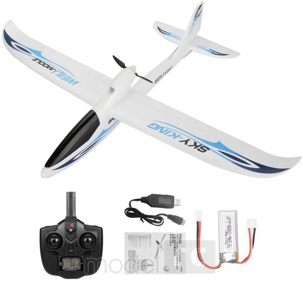 RC lietadlo WL toys F959S Sky King 3CH 2.4GHz RTF - modré