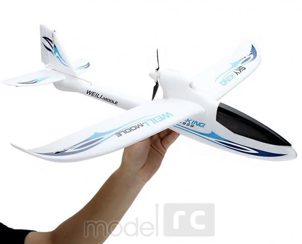 RC lietadlo WL toys F959S Sky King 3CH 2.4GHz RTF - modré