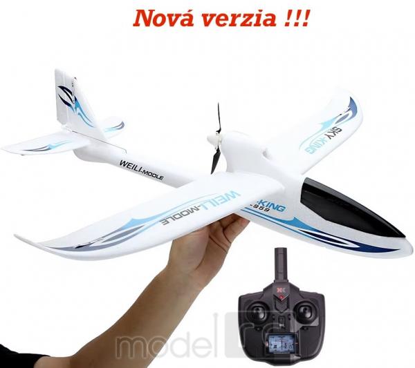 RC lietadlo WL toys F959S Sky King 3CH 2.4GHz RTF - modré