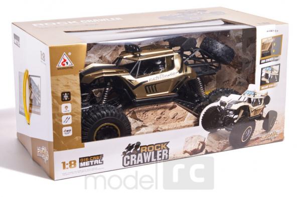 RC Rock Crawler na diaľkové ovládanie 1:8 4WD 51cm - Gold