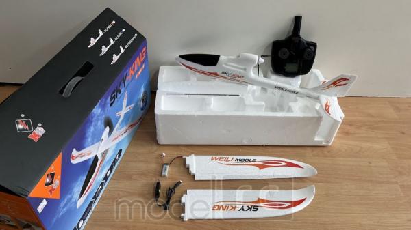 BAZAR - RC lietadlo WL toys F959S -nefunkčný motor !!!