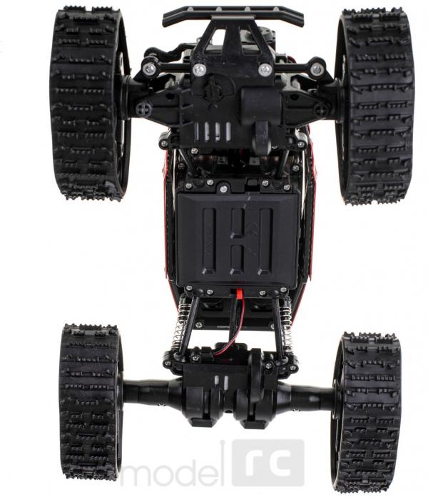 RC Ratrak na ovládanie Strong Climbing Car 4x4 LHC012 Dual mode + kolesa čierný