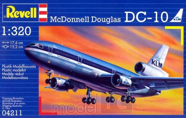Plastikový model na lepenie Revell McDonnell Douglas DC-10 04211