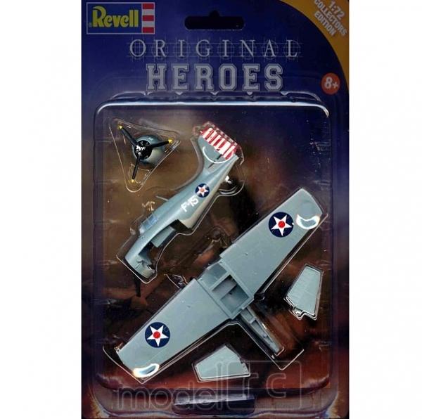 Plastový model Revell Grumman F4F Wildcat - Original Heroes, 00408