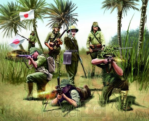 Plastové figúrky Revell Japanese Infantry WWII 02528