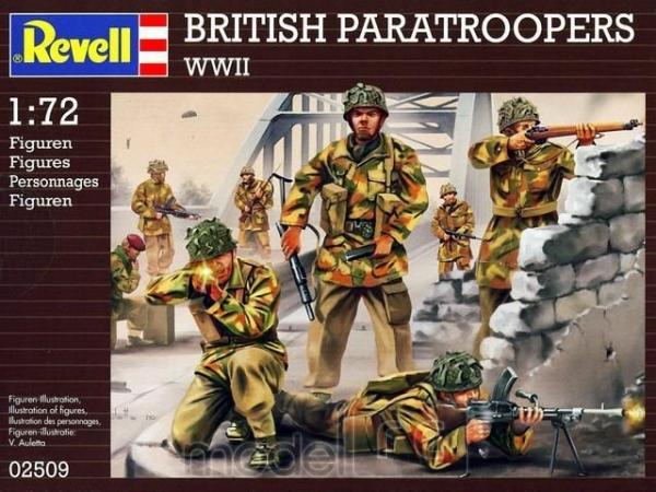 Plastové figúrky Revell British Paratroopers WWII 02509