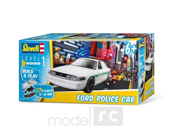 Plastikový model na skladanie Revell Ford Police Car Build&Play 1/25, 06112