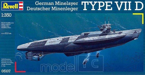 German Minelayer Type VII D 05107