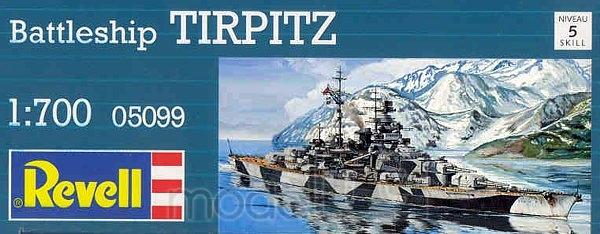 Plastový model na lepenie Revell Battleship Tirpitz, 05099
