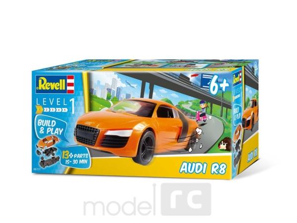 Plastikový model na skladanie Revell Audi R8 Build&Play 1/25, 06111