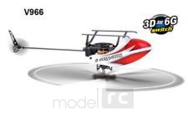 RC vrtuľník WLtoys V966 Power Star 1, 3D, 6 ch, Flybarless