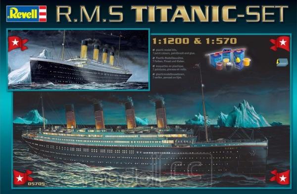 Plastikový model na lepenie Revell R.M.S. Titanic gift set 05705