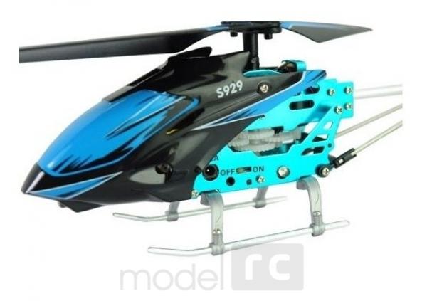 RC vrtuľník na ovládanie WLtoys swift S929 modrý + kamera