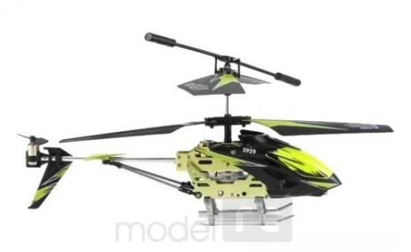 RC vrtuľník WLtoys swift S929 zelený + kamera