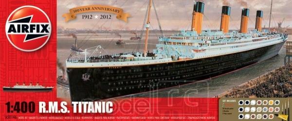 Plastikový model na lepenie RMS Titanic 100 výročie Giftset A50146, Airfix