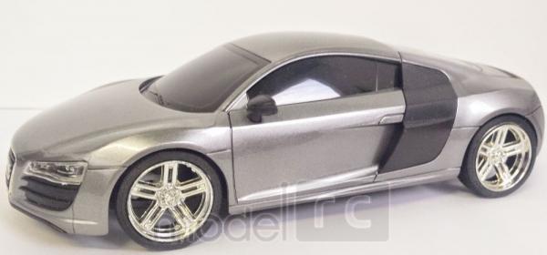 RC hračka, auto na ovládanie Luxusne Audi R8 EC-2080 sivé