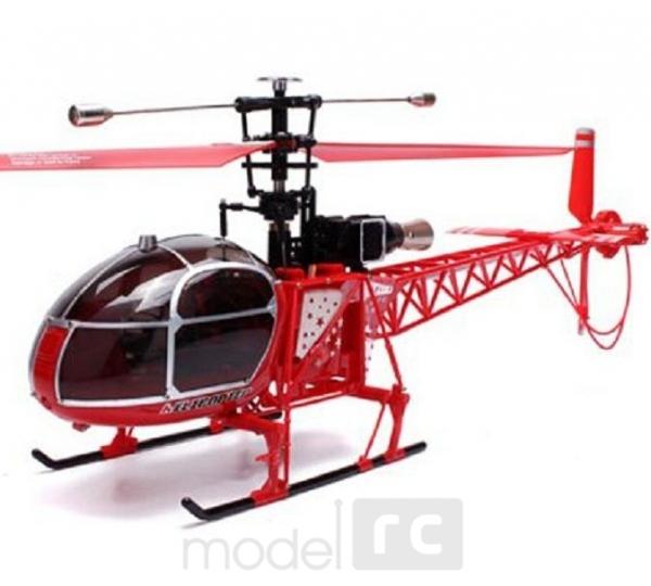 RC vrtuľník na ovládanie WL Toys V915 Lama, červený