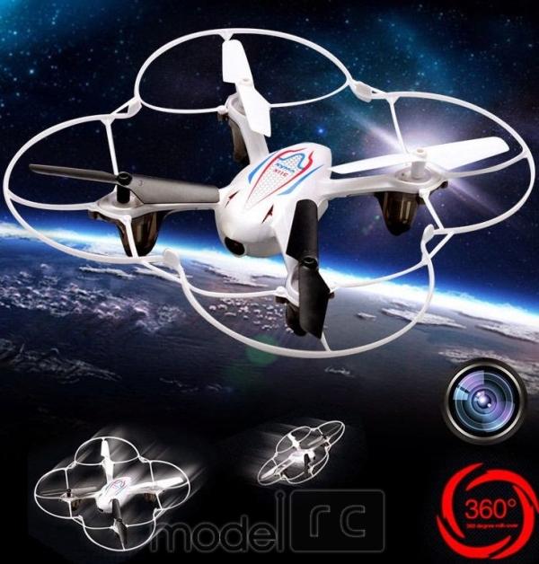 RC dron na ovládanie Syma X11c, HD kamera 2MP, 4CH 2,4GHz, bielá