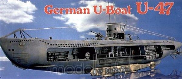 Plastikový model na lepenie Revell German Submarine U-47 w. Interior, 05060