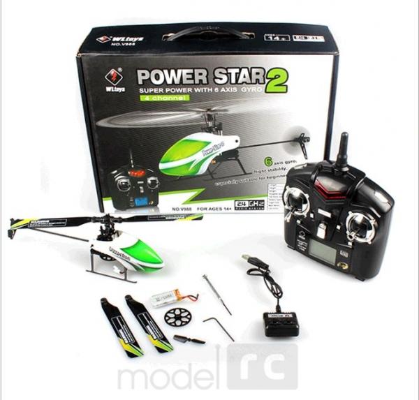 RC vrtuľník WLtoys V988 Power Star 2, Flybarless