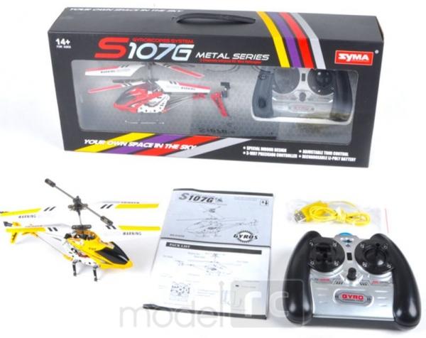 RC vrtuľník Syma S107G, žltý