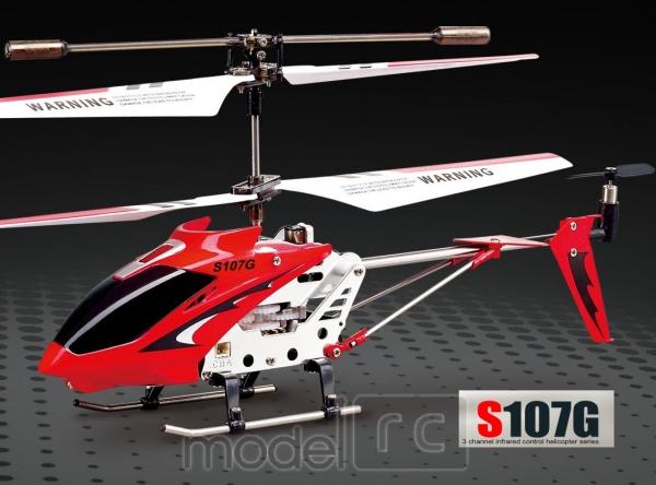 RC vrtuľník Syma S107G, červený