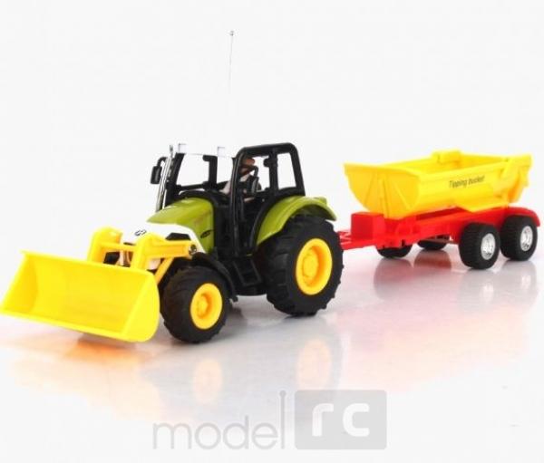 RC hračka Traktor s prívesom na diaľkové ovládanie wl-3010