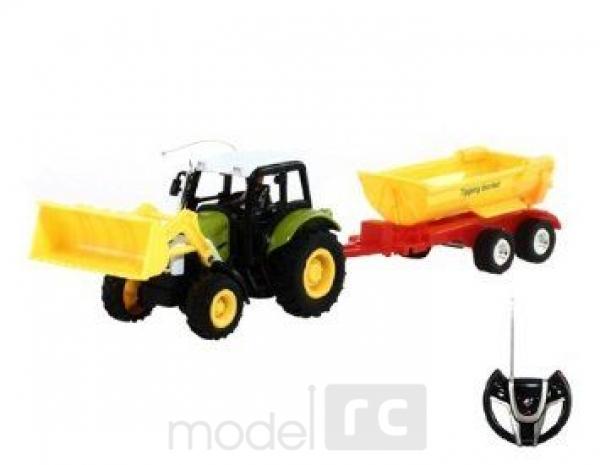 RC hračka Traktor s prívesom na diaľkové ovládanie wl-3010