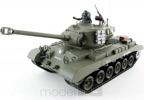 RC tank na diaľkové ovládanie Snow Leopard, kovové pásy, 1:16, airsoft