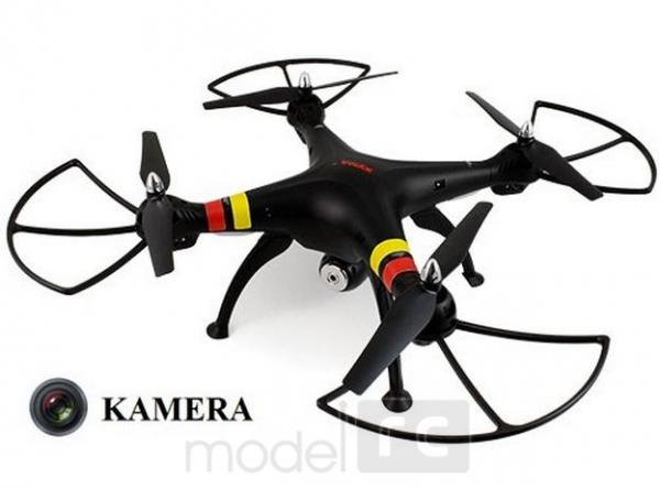 RC drony na diaľkové ovládanie Syma X8C venture s HD kamerou 2MP, čierná
