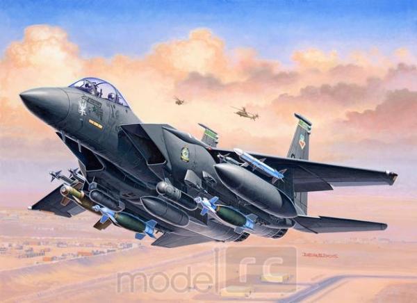 Plastový model Revell F-15E Strike Eagle & Bombs Model Set1/144, 63972 