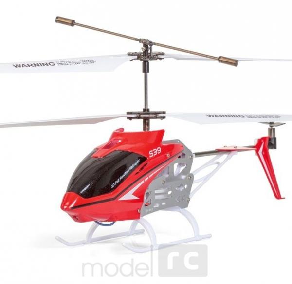 RC helikoptéra na diaľkové ovládanie Syma S39 Raptor  červená