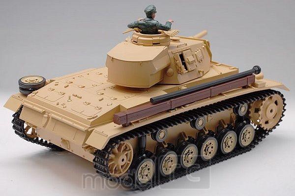 RC tank na diaľkové ovládanie Tauch PANZER III Ausf. H, 1:16, airsoft