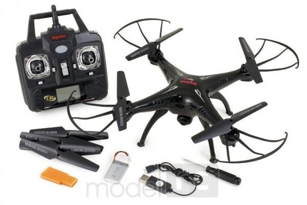 RC dron Syma X5SC EXPLORERS 2 s HD kamerou 2MP, 2,4GHz čierná