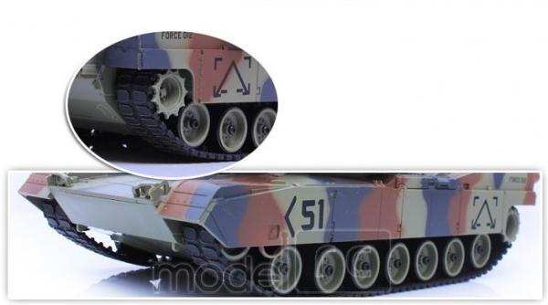 RC Tank na diaľkové ovládanie HuanQi  M1 Abrams ASG RTR 1:24 airsoft