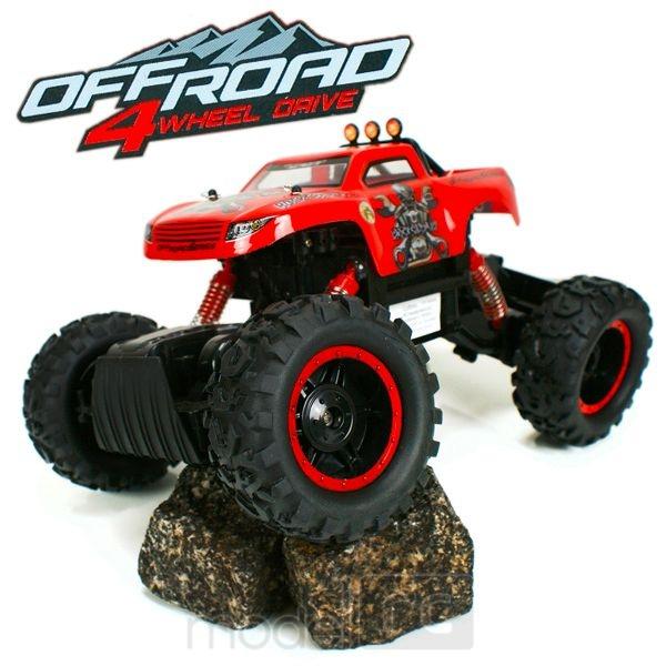 RC hračka na diaľkové ovládanie Crawler King 4WD, 1:12 červená