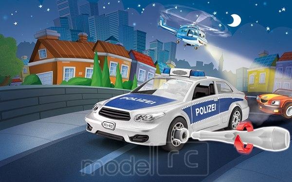 Plastový model na skladanie Revell Police Car Junior Kit 1/20, 00802