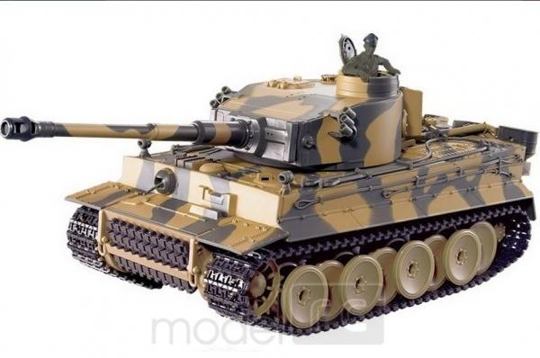 RC Tank na diaľkové ovládanie HuanQi GERMAN TIGER airsoft RTR, 1:24