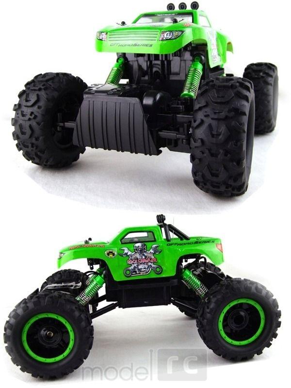 RC hračka na diaľkové ovládanie Crawler King 4WD, 1:12 zelená