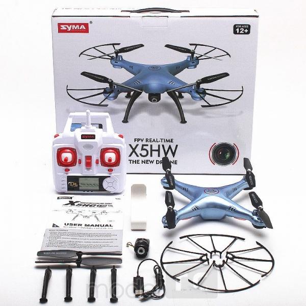 RC dron na diaľkové ovládanie Syma X5HW, WiFi FPV, kamera HD, 2.4GHz , zelená