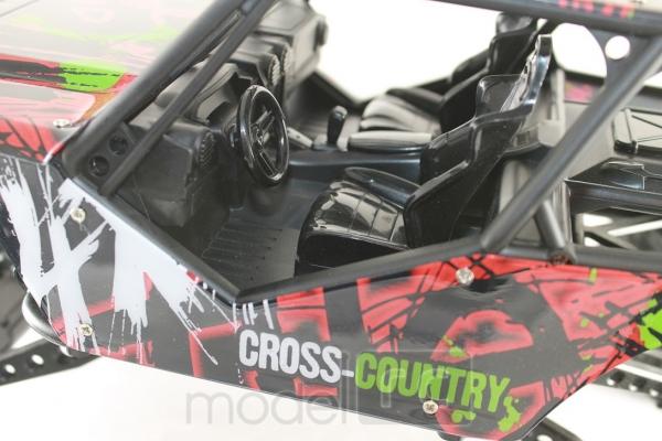 ROCK CRAWLER 4WD, 2.4 GHz, 1:10 červená