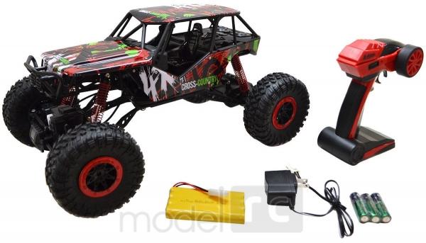 ROCK CRAWLER 4WD, 2.4 GHz, 1:10 červená